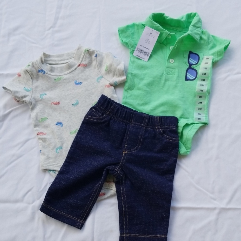 Cute carters Baby 3 pc outfit